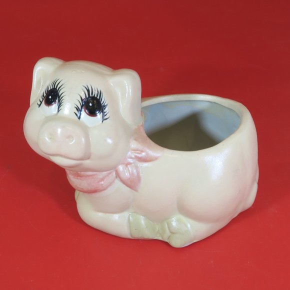 Magic Creations 1996 Vintage Pig Piggy Potpourri Planter Holder - Picture 2 of 10